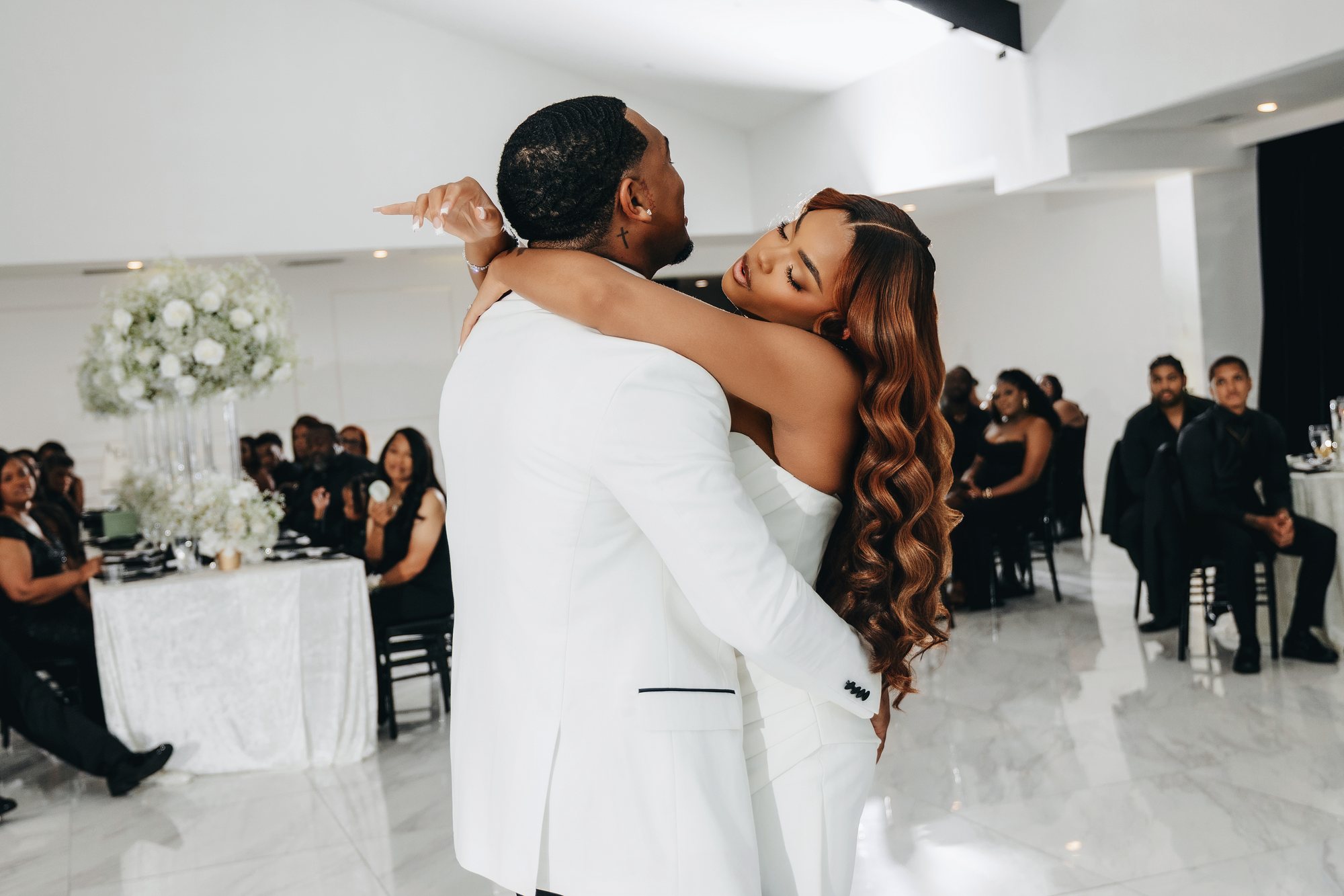 Amani + DJ Wedding photograph