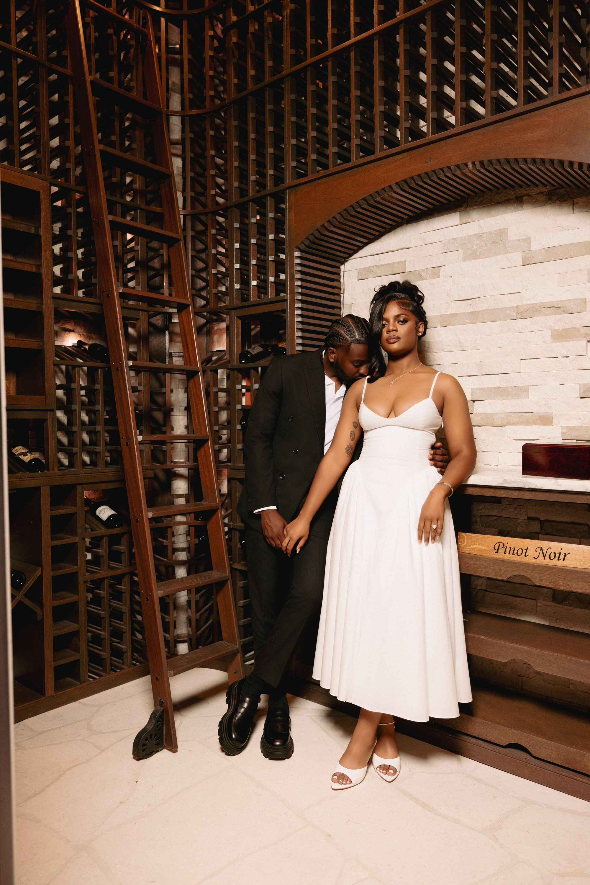 Tristyn and Jaylen engagement photograph