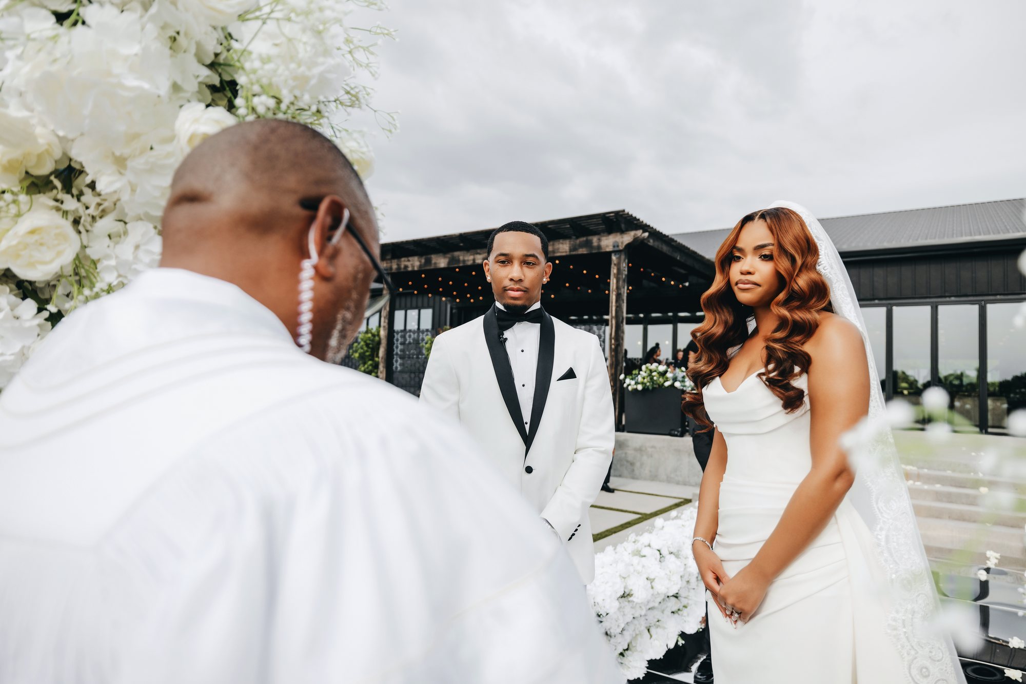 Amani + DJ Wedding photograph