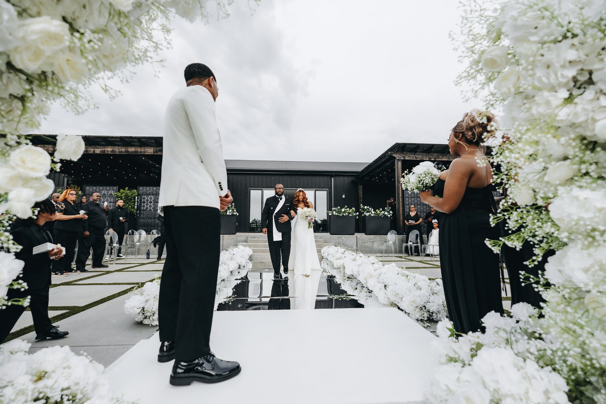 Amani + DJ Wedding photograph