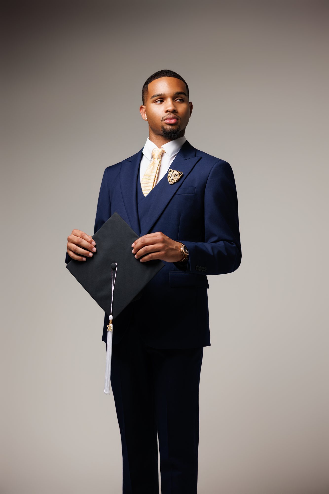 Vernell J. graduation session by Christian Paul Studios