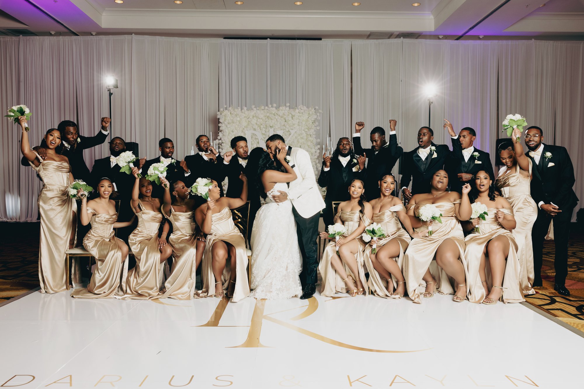 Kayln and Darius wedding photograph