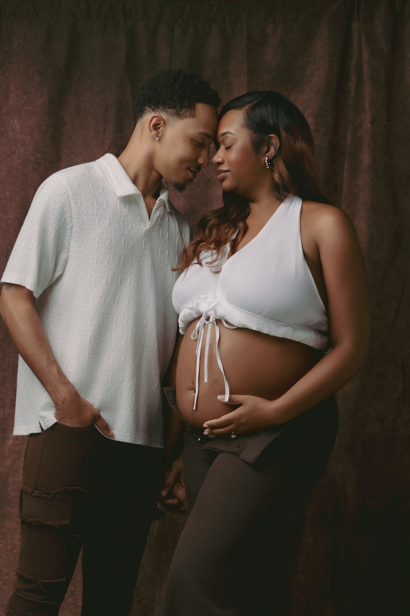 Deante + Carlos maternity session by Christian Paul Studios