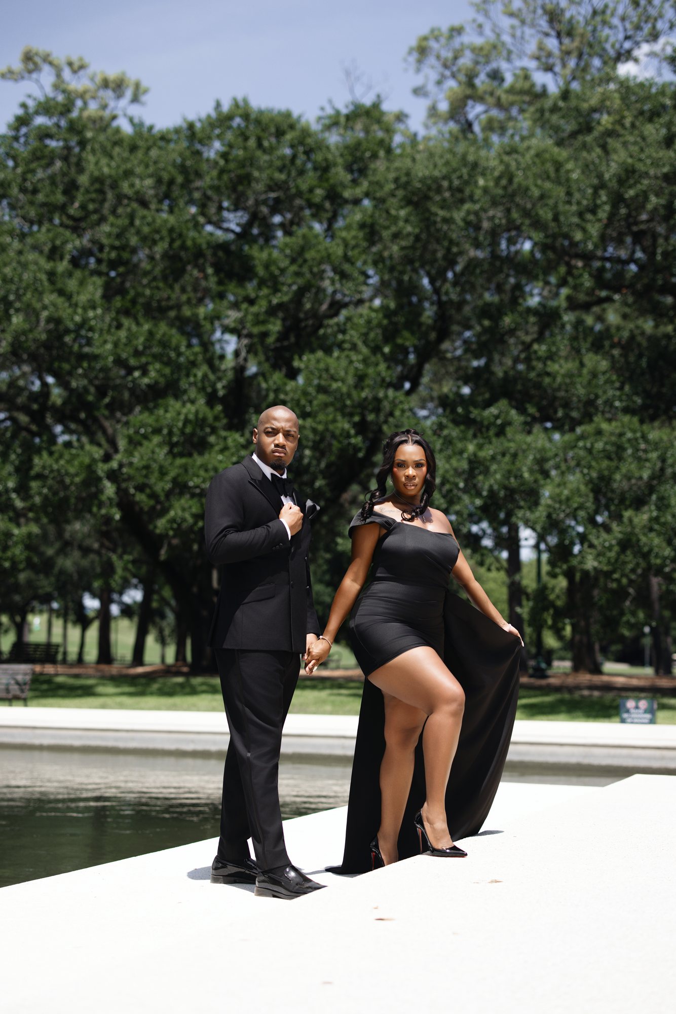 Darrian + Isiah engagement photograph