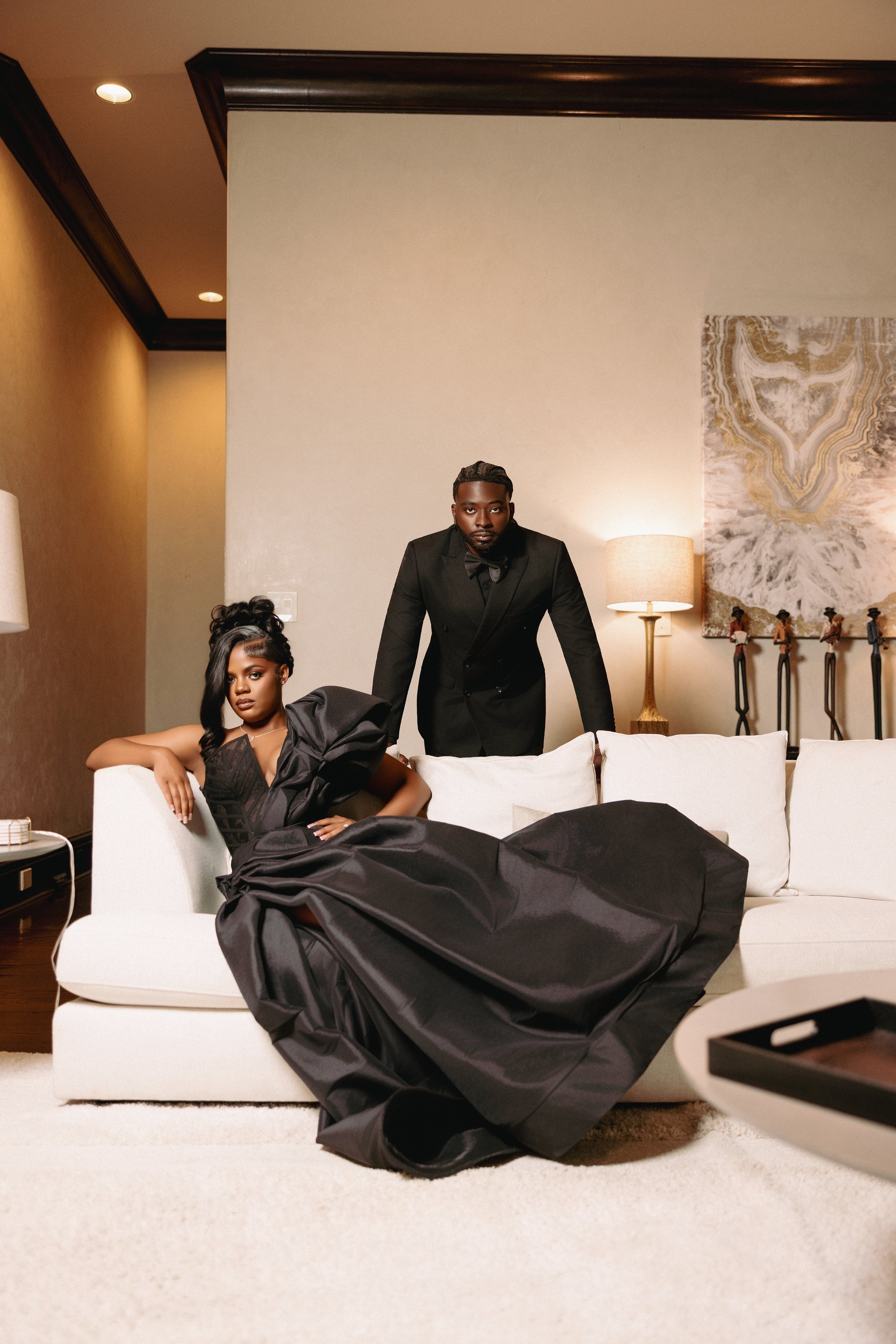 Tristyn and Jaylen engagement photograph