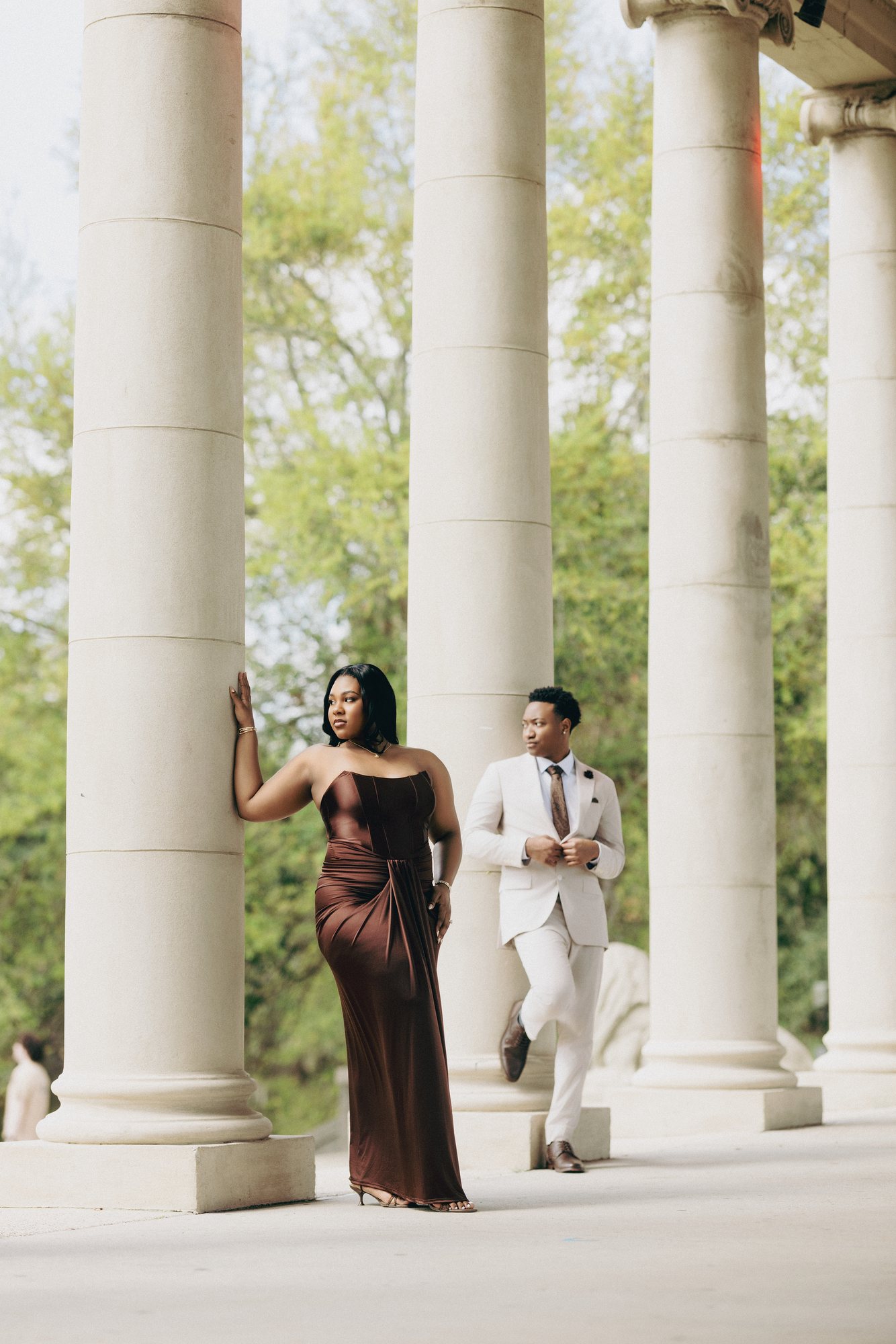 Kaleya + Justin engagement photograph