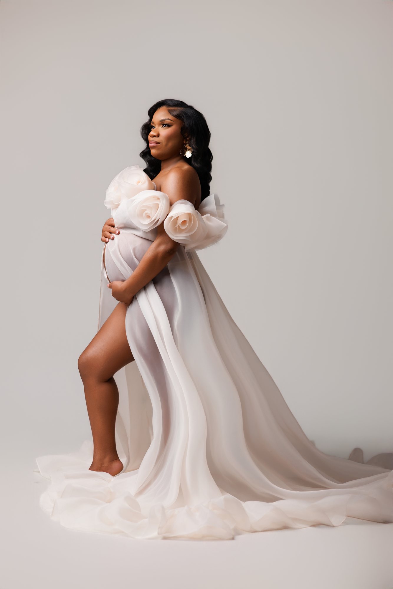 Kayla maternity portrait by Christian Paul Studios