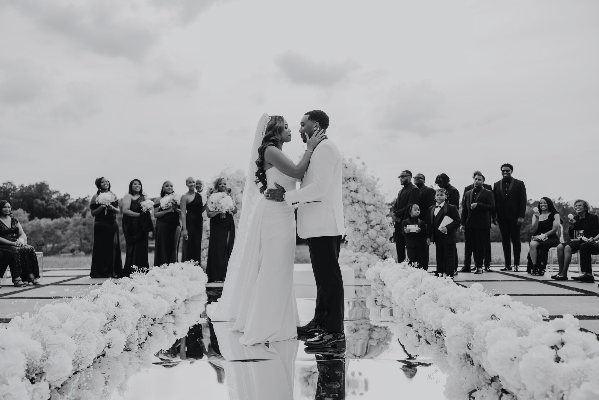 Amani + DJ Wedding photograph