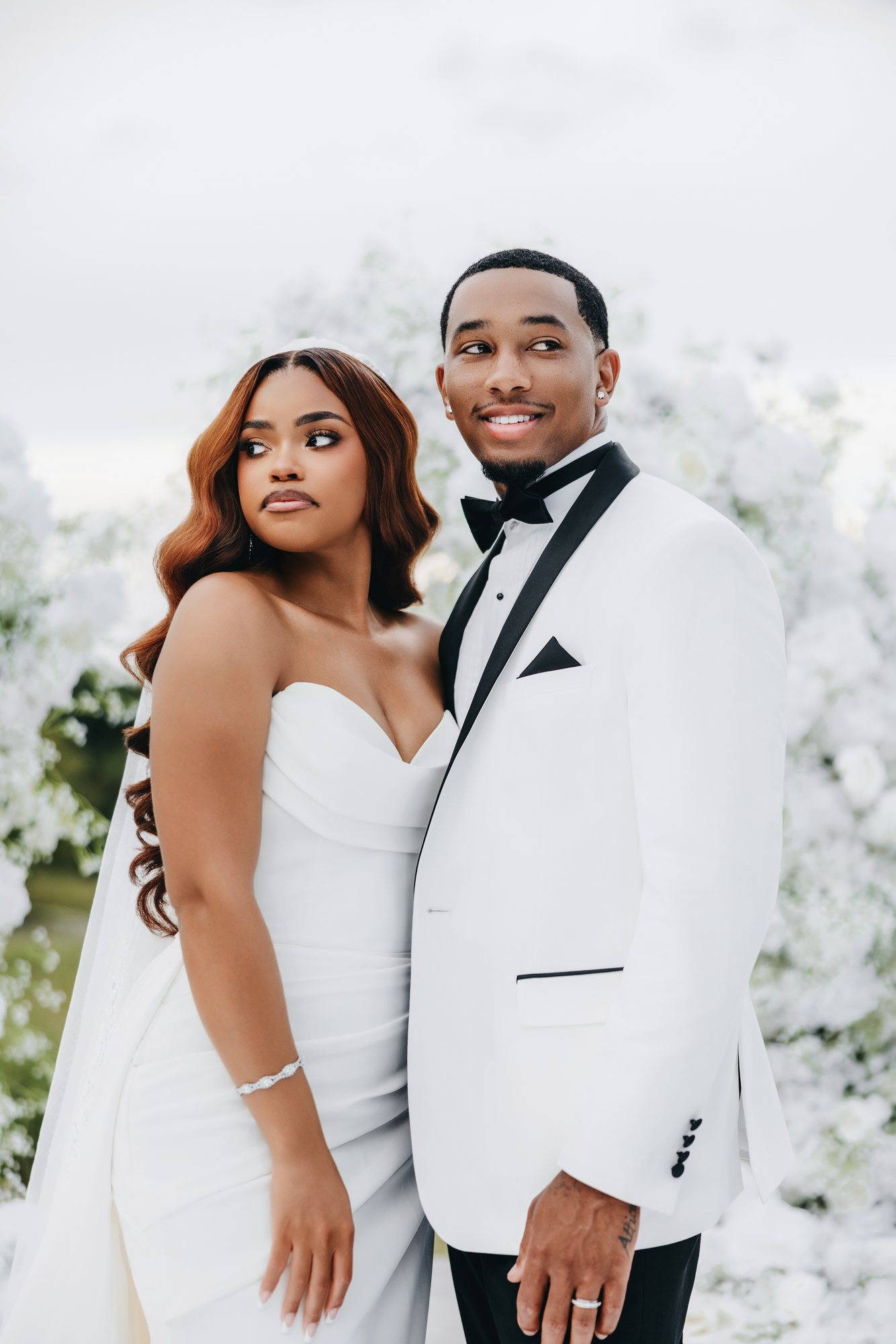 Amani + DJ Wedding photograph