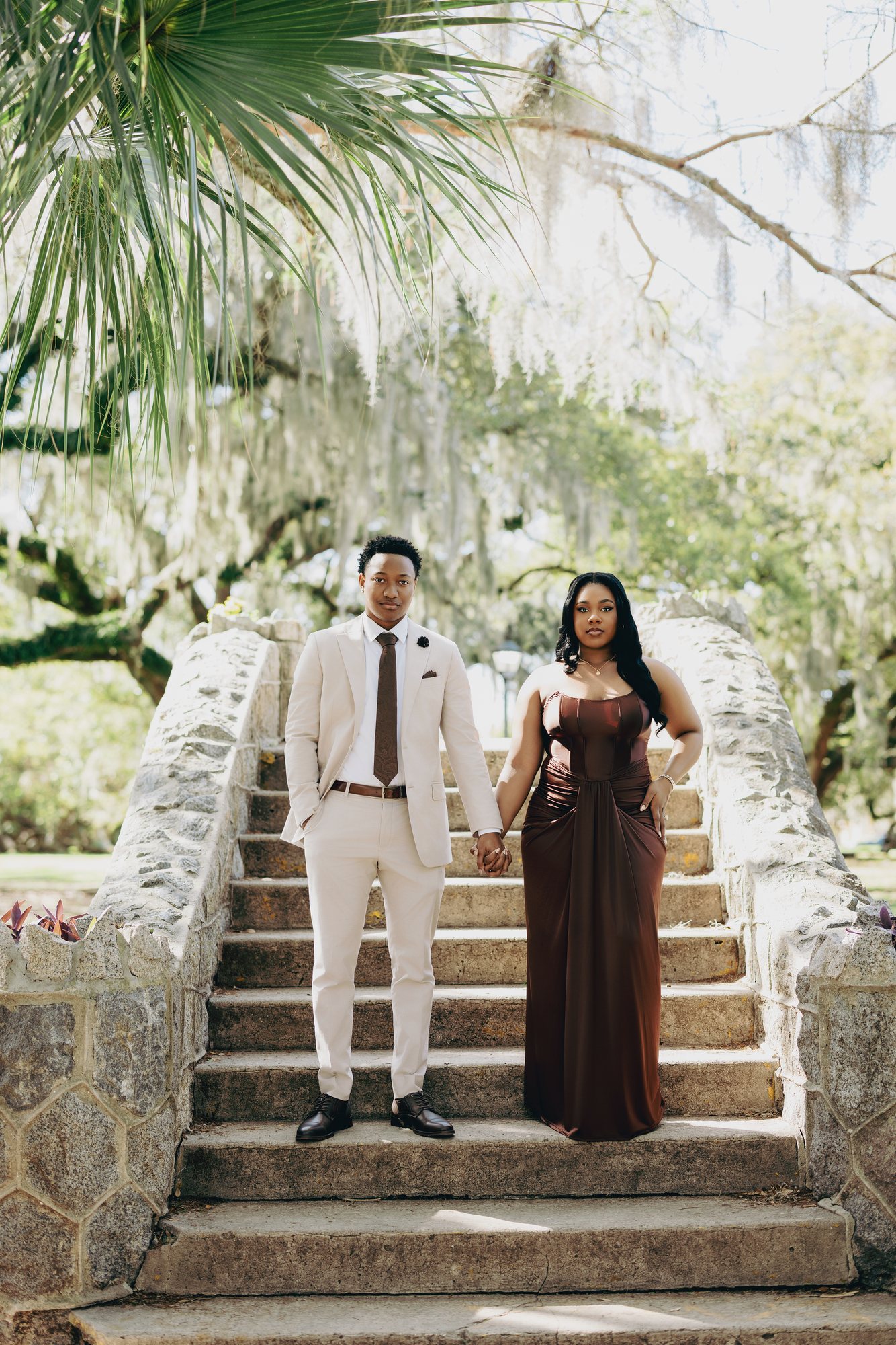 Kaleya + Justin engagement portrait