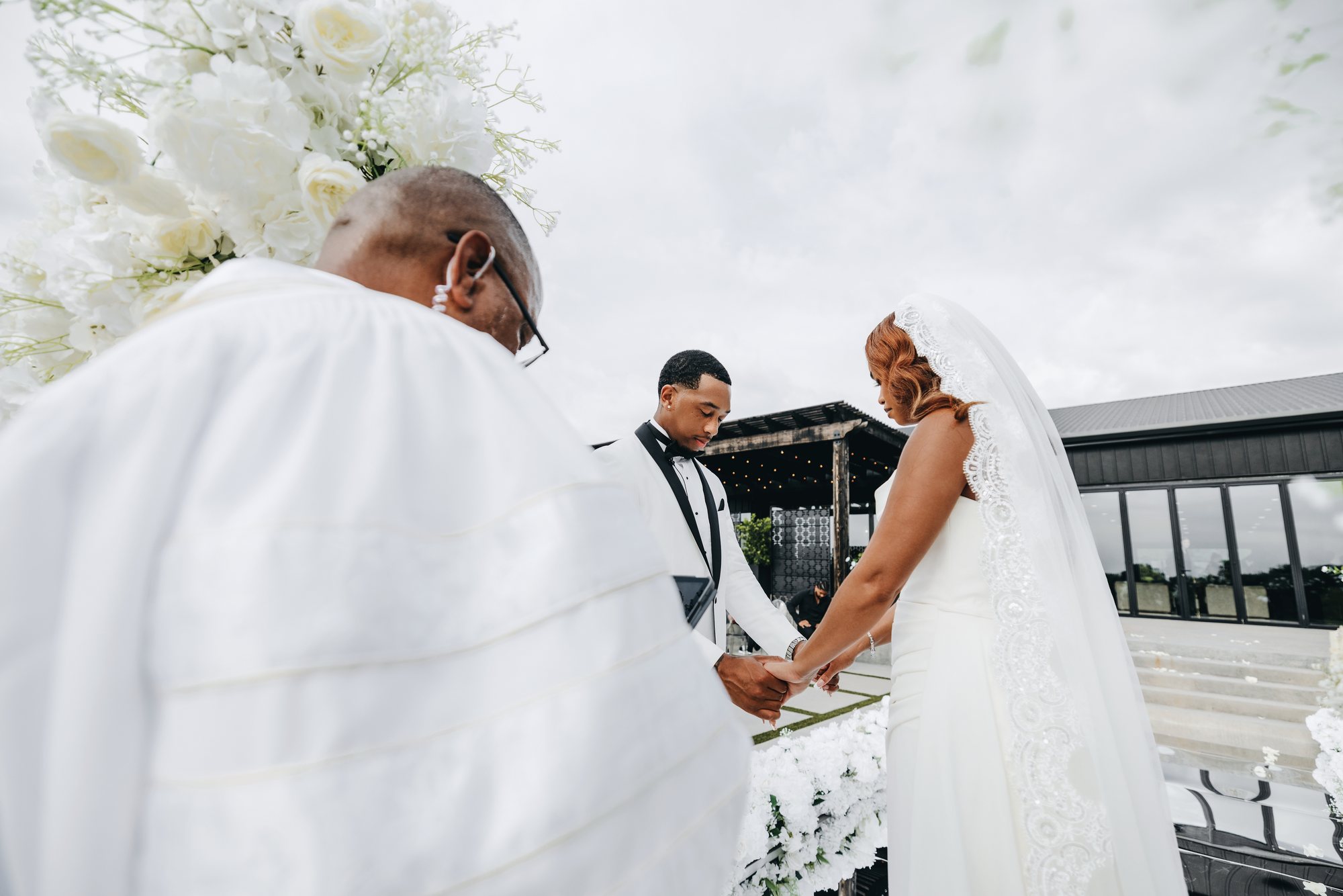 Amani + DJ Wedding photograph