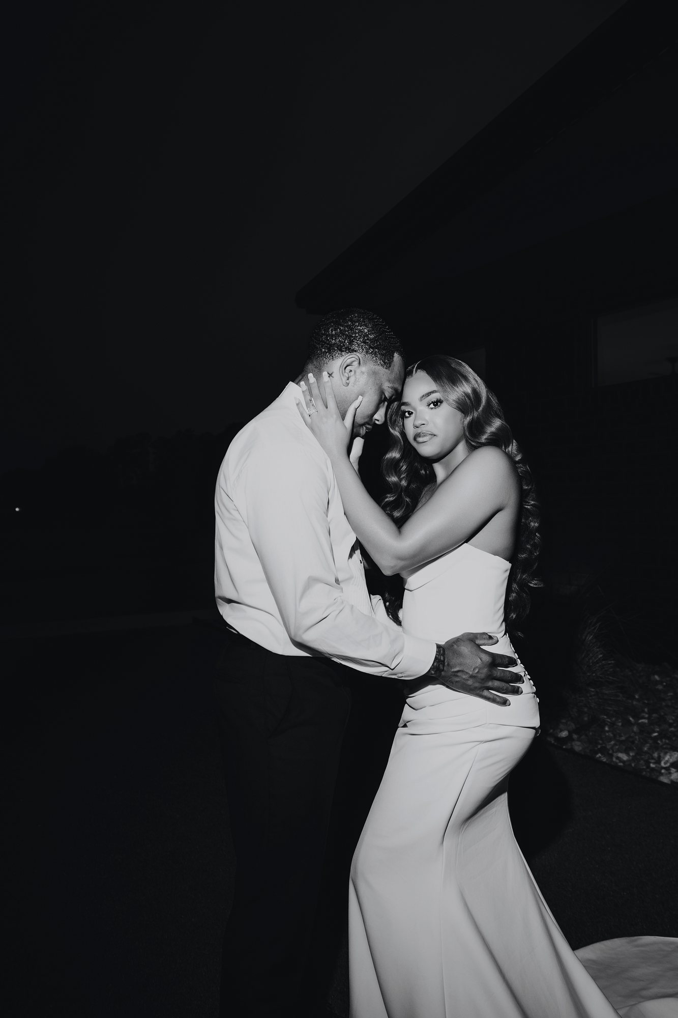 Amani + DJ Wedding photograph