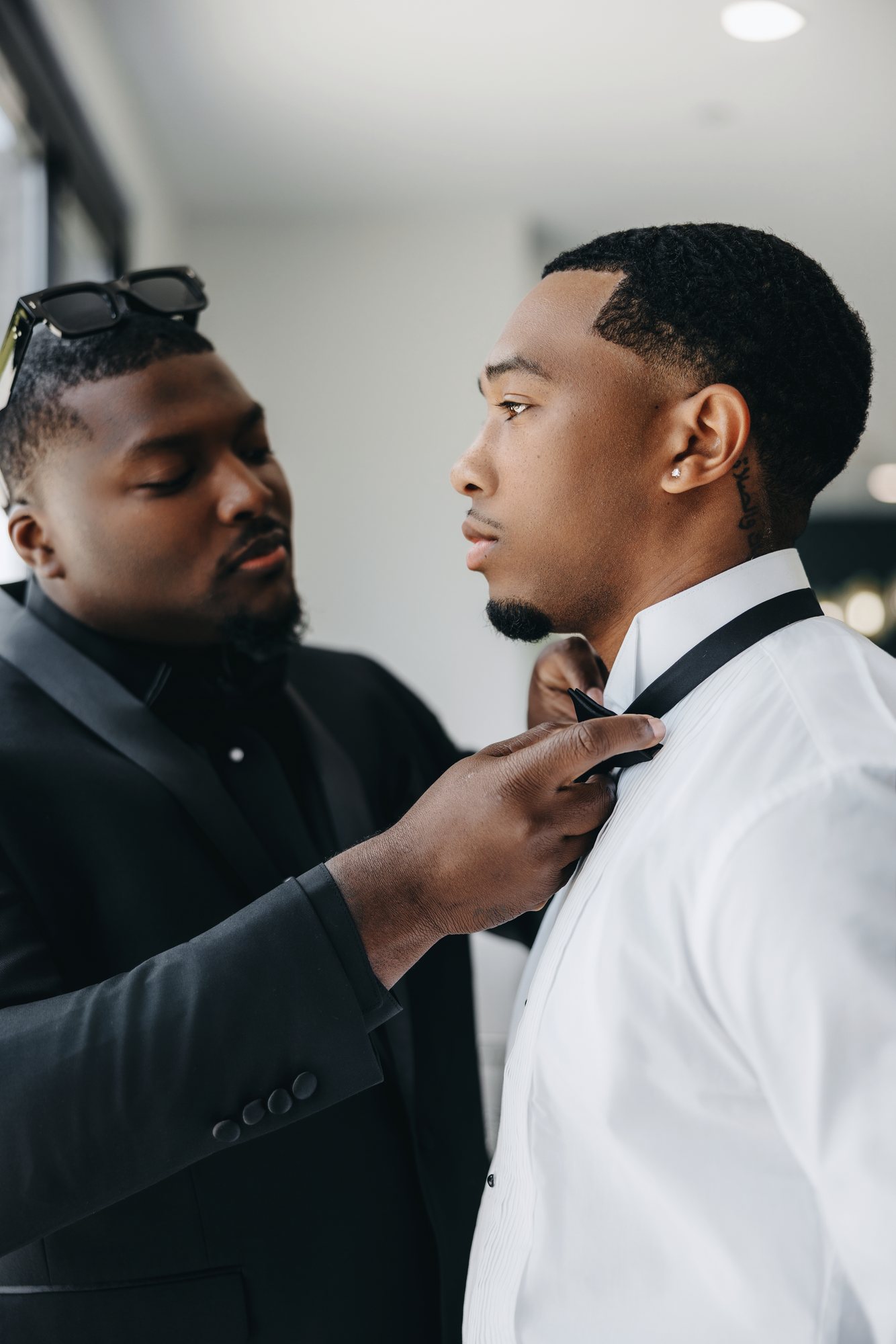 Amani + DJ Wedding photograph