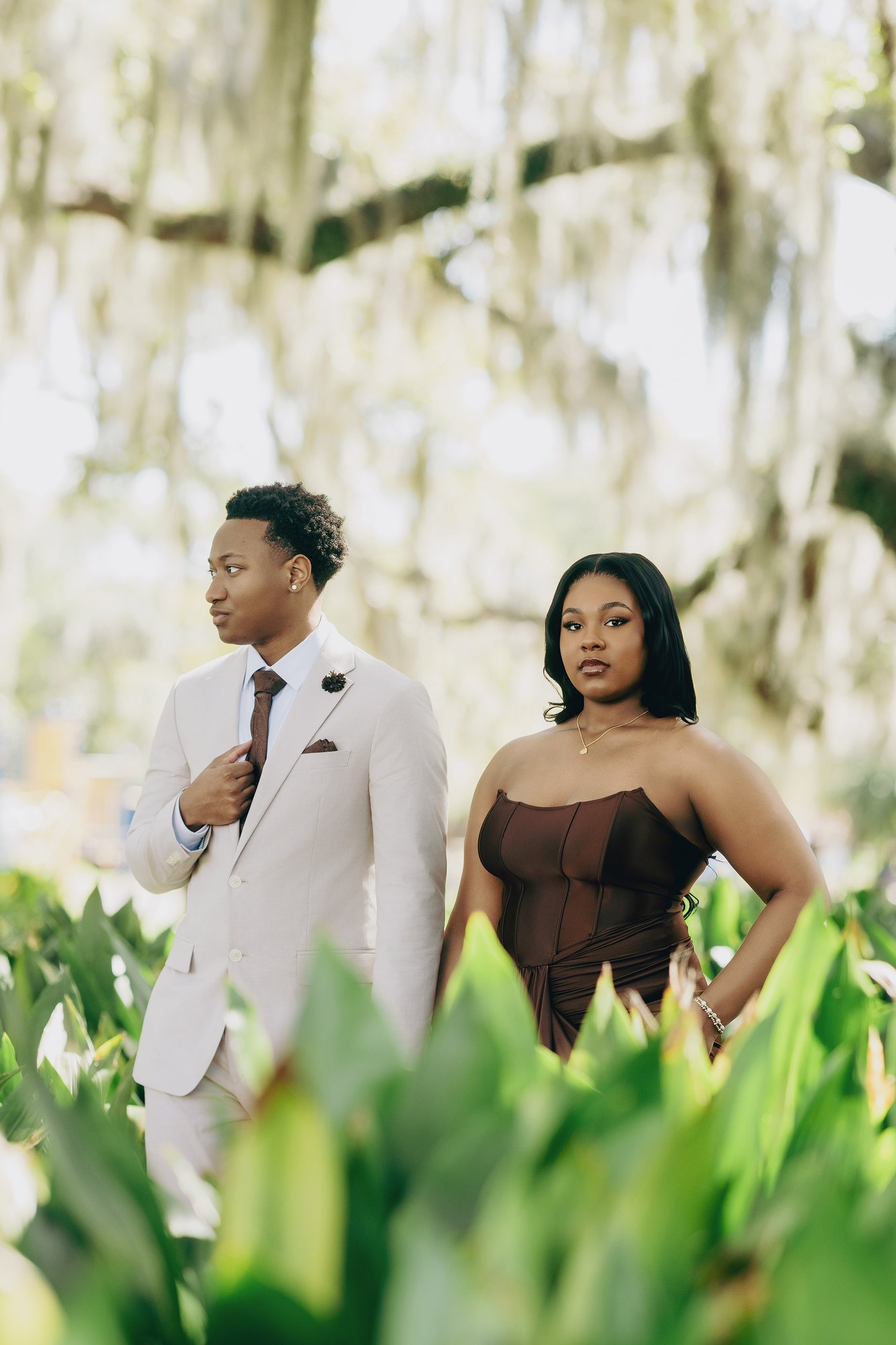 Kaleya + Justin engagement photograph