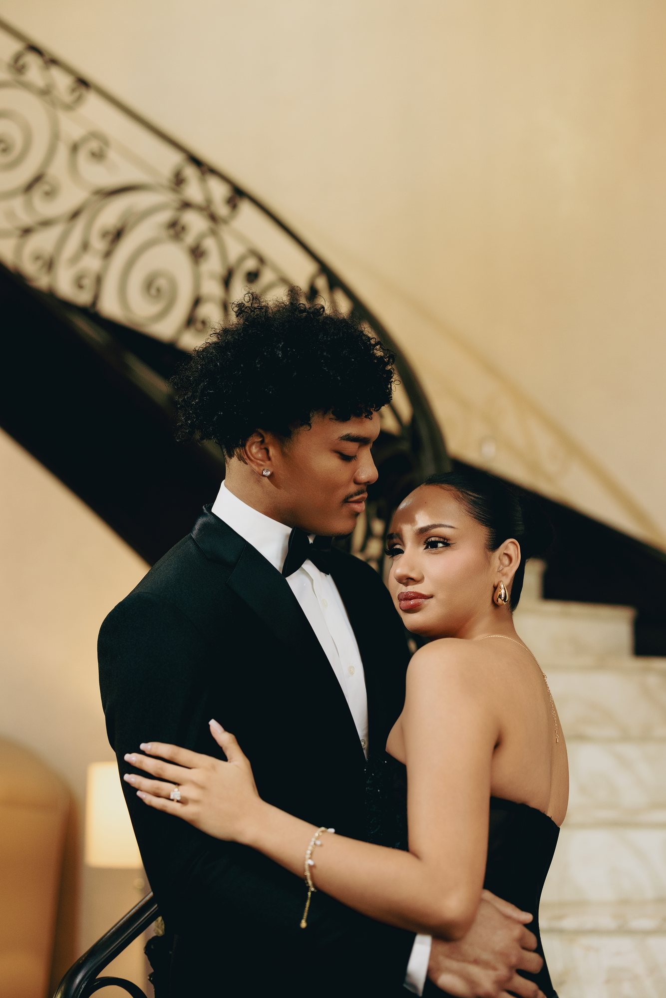 Ana + Malachi engagement photograph