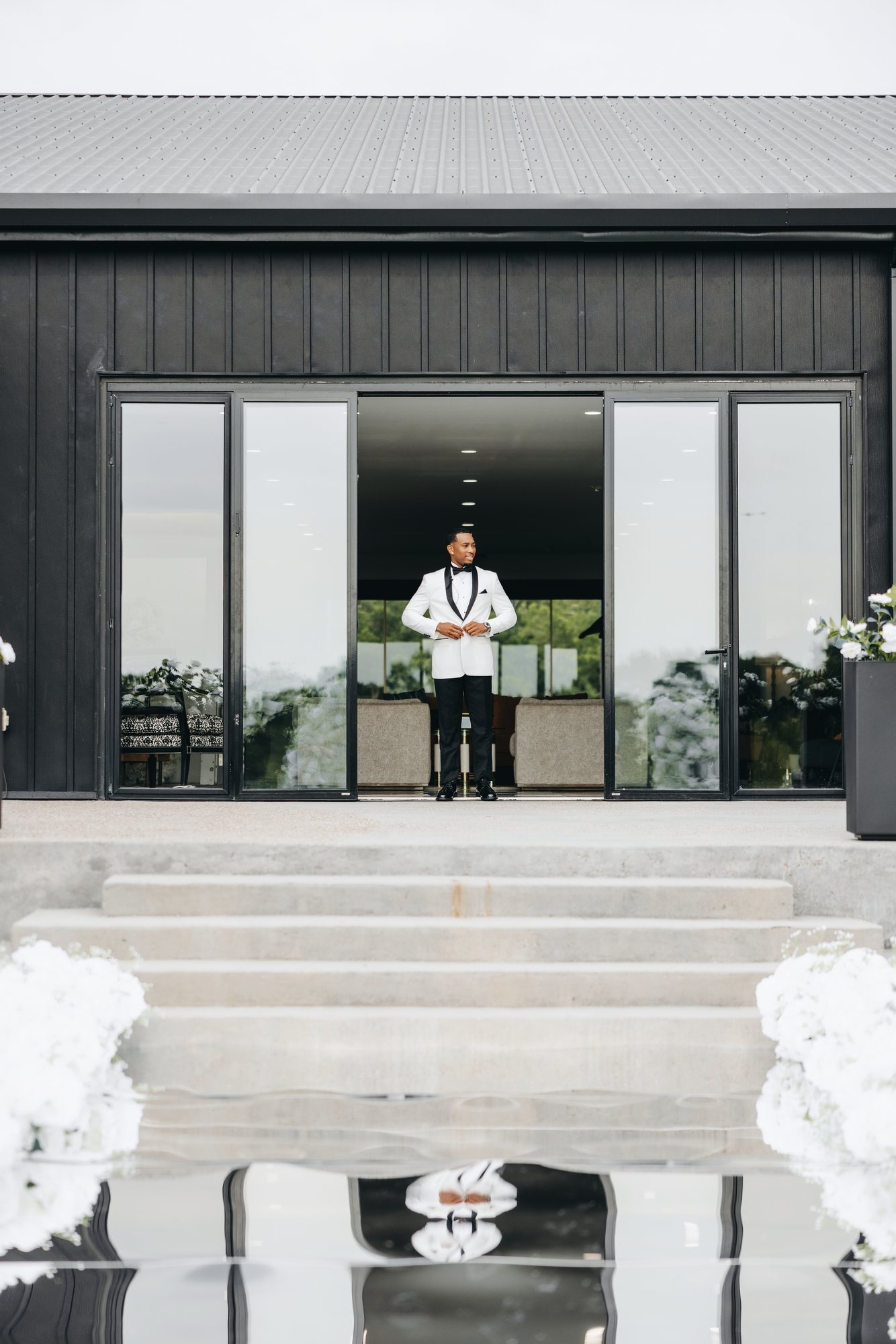 Amani + DJ Wedding photograph