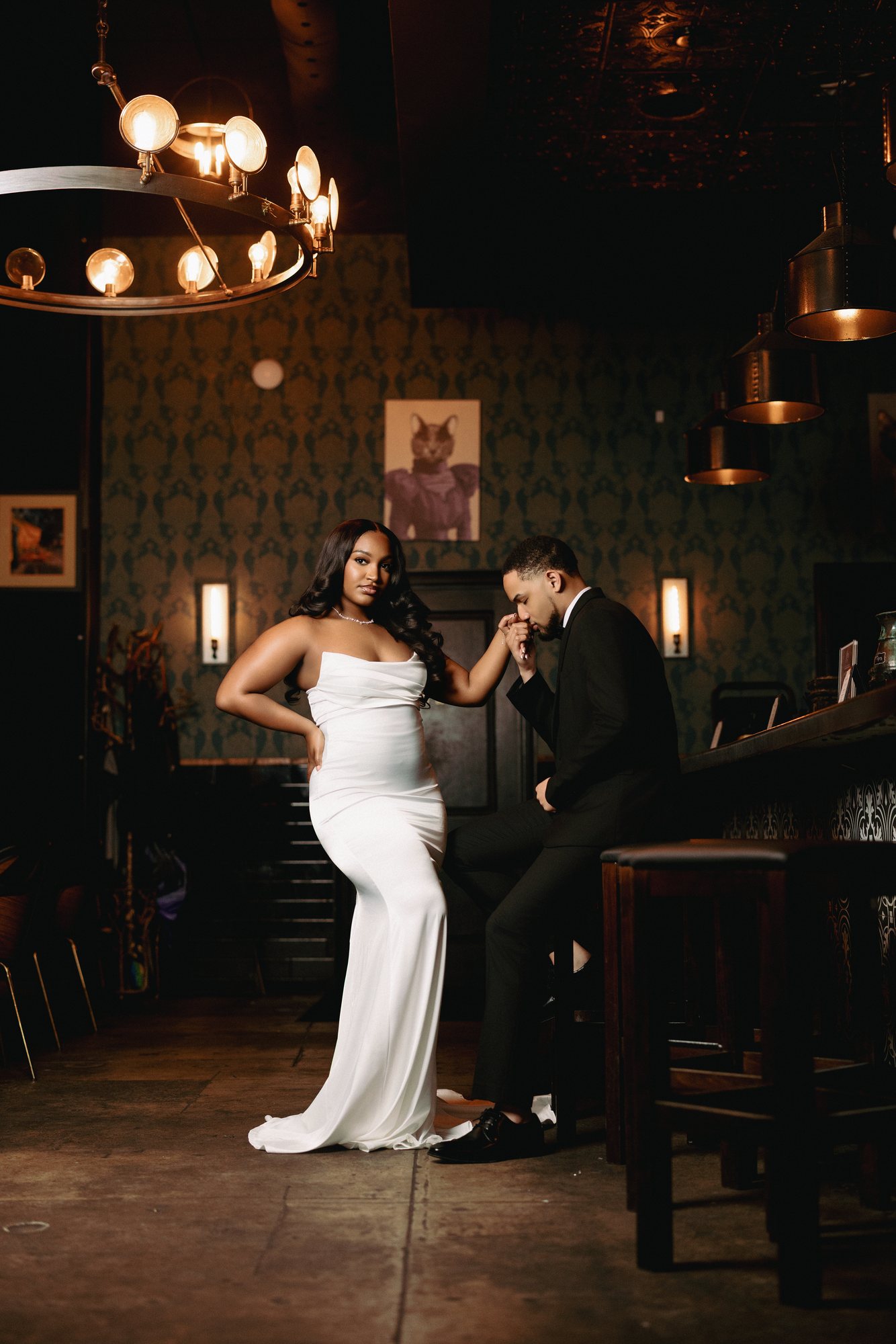 Chelbie + Tremayne engagement photograph